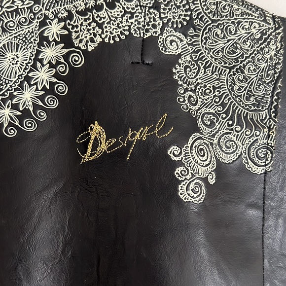 Desigual Black and Gold Tote Bag - Picture 4 of 14